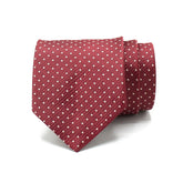 SCARLET POLKA TIE